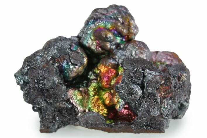 Vibrant Iridescent Goethite Stalactite Formation - Spain #354494